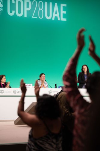 COP28 Peoples Plenary Climate Words Pamela EA